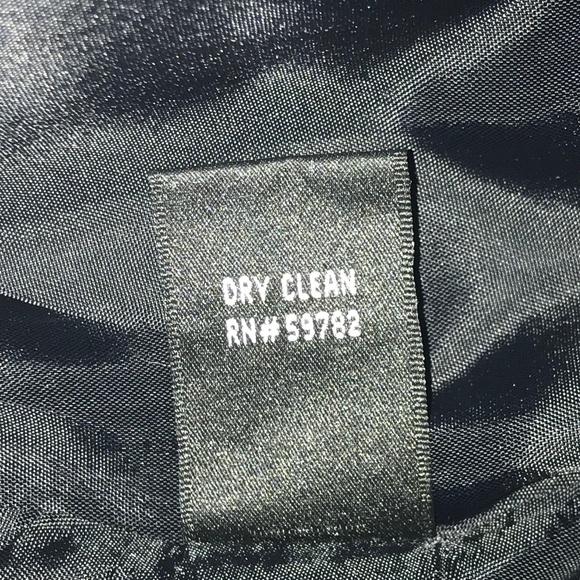 Adrianna Papell Black Rosette Tea Length Dress 4 - Picture 8 of 8